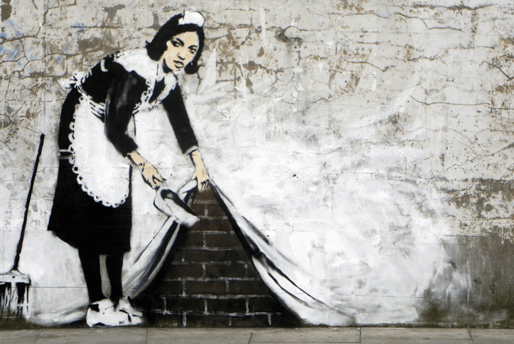 Maid, Venise © Banksy