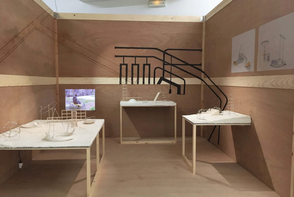 Exposition Le territoire à l'oeuvre #2, triennale d'art public 2020, projet de Catherine Melin © Galerie Fernand Léger