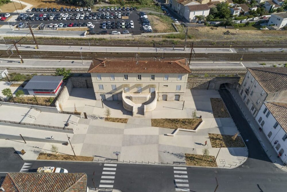 L’ancienne gare : un palimpseste à ré-occuper collectivement, 2020 © CCPL